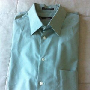 Alfani mens mint green dress shirt size Medium M